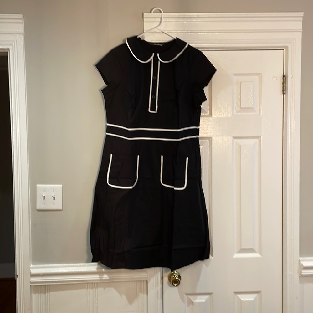 Never worn eshakti black dress.